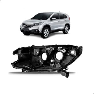 Carcaça Farol Com Regulador Crv 2012 2013 2014 2015 Lado Esquerdo