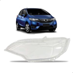 Lente Farol Para Honda  Fit 2014 2015 2016 17 18 19 20 2021 Lado Esquerdo