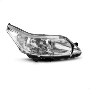 Farol C4 08 Até 14 Pallas Hatch Eletrico Com Motor 1ª Linha - Direito/passageiro