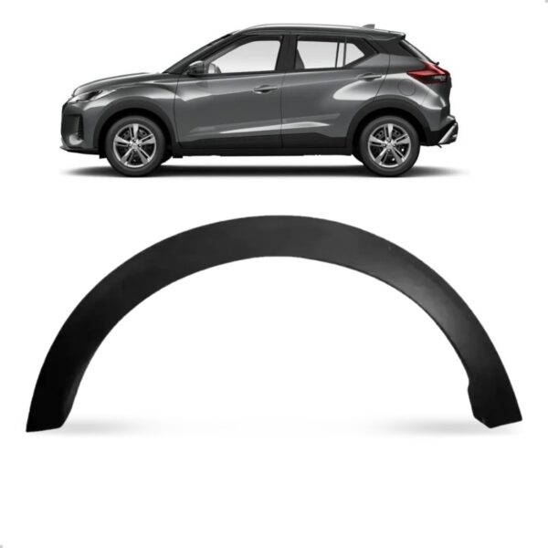 Alargador Vão Roda Traseira Kicks 2017 2018 2019 2020 2021 Lado Direito