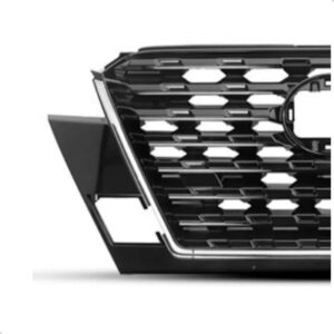 Grade Radiador Kicks 2022 23 2024 Preta Com Moldura Cromada Plástico