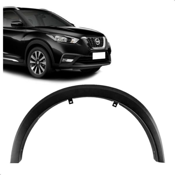 Alargador Vao Roda Dianteira Kicks 2017 2018 2019 2020 2021 Lado Esquerdo