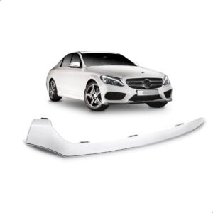 Friso Parachoque Dianteiro Cromado C200 2015 2016 2017 2018 Lado Esquerdo