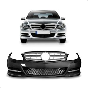 Parachoque Dianteiro Para Mercedes C180 2012 A 2014 Novo Preto