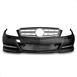 Parachoque Dianteiro Para Mercedes C180 2012 A 2014 Novo Preto