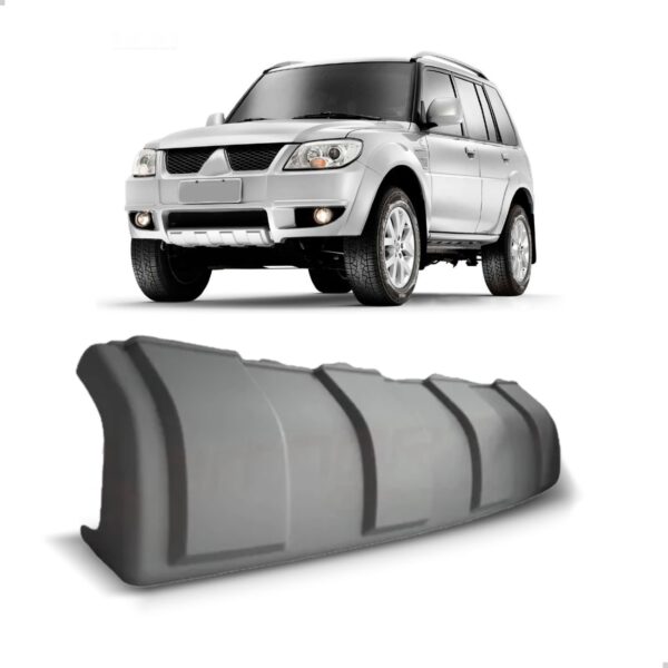 Spoiler Parachoque Dianteiro Pajero Tr4 2009 A 2015 Cinza
