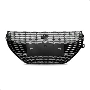 Grade Radiador 208 2020 A 2024 Preta C/ Pontos S 1a Linha Preto