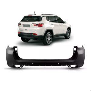 Parachoque Compass 2017 A 2021 Traseiro Com Furo 1a Linha