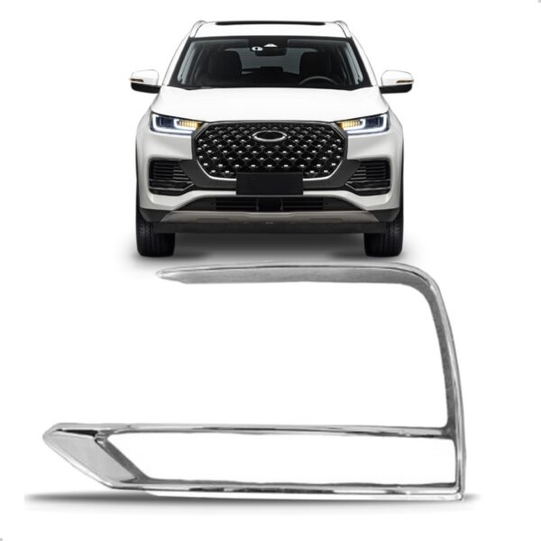 Moldura Grade Lateral Cromada Tiggo 8 Pro 2023 A 2024 Lado Esquerdo