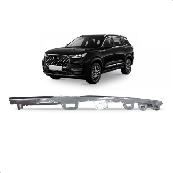 Moldura Parachoque Dianteiro Tiggo 8 Pro 2023 A 2024 Cromo Lado Direito