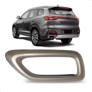 Aplique Escapamento Para Tiggo 8 2021 2022 2023 Prata Lado Esquerdo