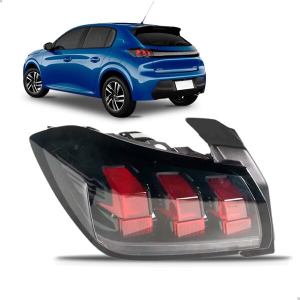 Lanterna Traseira Para Peugeot 208 2020 2021 2022 2023 2024