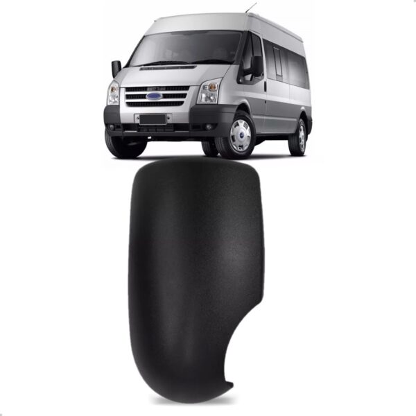 Capa Do Retrovisor Transit 2008 A 2013 Preta Ld