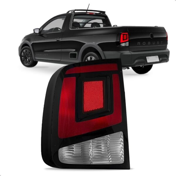 Lanterna Traseira Saveiro 2023 2024 2025 1ª Linha Esquerdo Vermelho