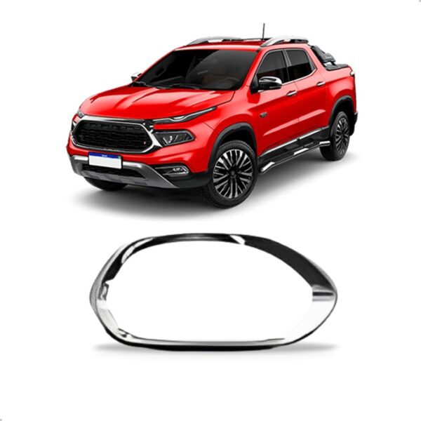 Friso Grade Lateral Toro 2016 A 2021 Parachoque Cromado Lado Esquerdo