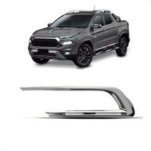 Friso Grade Lateral Toro 2022 A 2025 Parachoque Cromado Lado Esquerdo