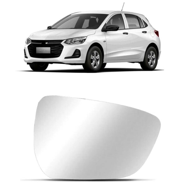 Lente Retrovisor Subconjunto Onix 2020 2022 2023 2024 Lado Direito