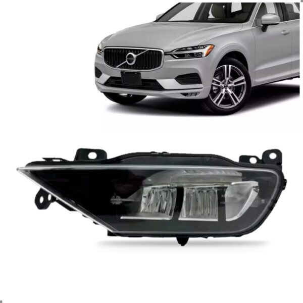 Farol Auxiliar Para Volvo Xc60 18 19 20 21 Com Led 1ª Linha Esquerdo Motorista