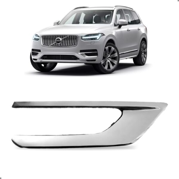 Moldura Grade Parachoque Para Volvo Xc90 2018 A 2022 Diant Lado Direito