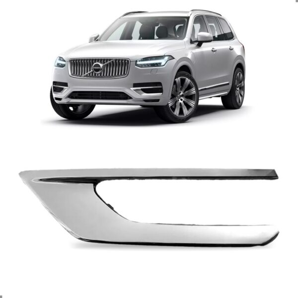 Moldura Grade Parachoque Para Volvo Xc90 2018 A 2022 Diant Lado Esquerdo