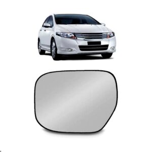 Lente Retrovisor Subconjunto Para Honda City 2009 A 2014 Lado Esquerdo