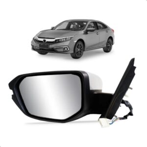 Retrovisor Para Civic G10 Eletrico Retrátil 2017 18 19 20 21 Lado Esquerdo