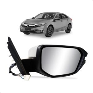 Retrovisor Para Civic G10 Eletrico Retrátil 2017 18 19 20 21 Lado Direito