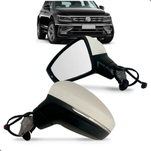 Retrovisor Externo Tiguan 2017 A 2021 Eletrico Com Sinaleira Lado Esquerdo