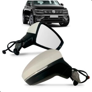 Retrovisor Externo Tiguan 2017 A 2021 Eletrico Com Sinaleira Lado Direito