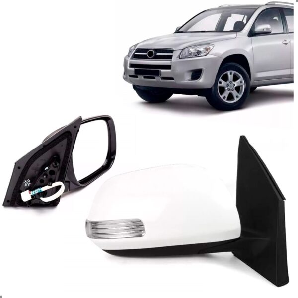 Retrovisor Rav4 09 A 12 Eletrico Com Sinaleira Com Aquecedor Lado Direito