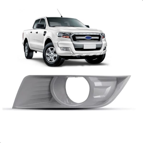 Grade Lateral Pchoque Dianteiro Ranger 2017 A 2019 C/furo Ld Cinza Esquerdo