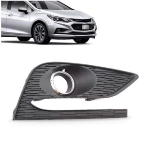 Grade Parachoque Cruze 2017 2018 2019 Dianteiro Aro Cromado Lado Direito