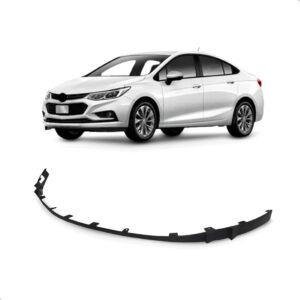 Spoiler Para Cruze 2017 A 2019 Parachoque Dianteiro Preto