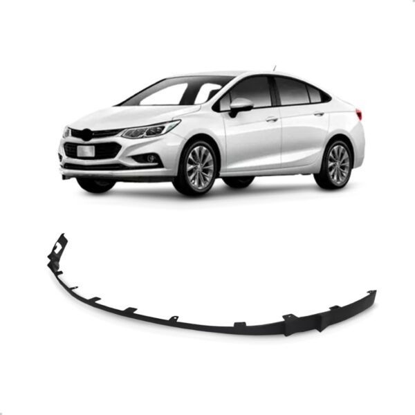 Spoiler Para Cruze 2017 A 2019 Parachoque Dianteiro Preto