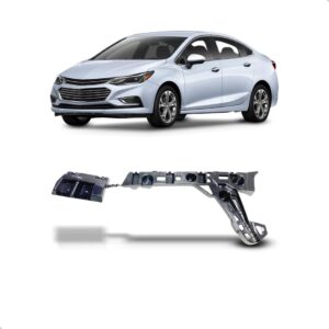 Suporte Guia Cruze 17 A 19 Para Sedan Parachoque Traseiro Lado Direito