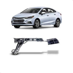 Suporte Guia Cruze 17 A 19 Para Sedan Parachoque Traseiro Lado Esquerdo