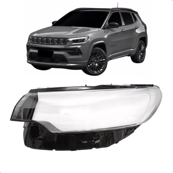 Lente Farol Para Jeep Compass 2022 2023 2024 2025 Lado Esquerdo