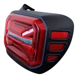 Lanterna Traseira Para Renegade 22 23 24 25 Com Led 1ª Linha Direito/passageiro Vermelho