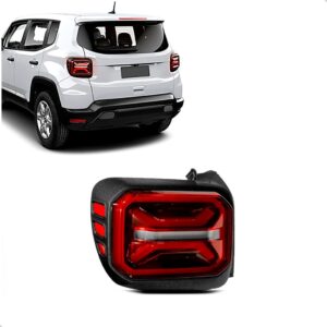 Lanterna Traseira Para Renegade 22 23 24 25 Com Led 1ª Linha Esquerdo/motorista Vermelho