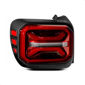 Lanterna Traseira Para Renegade 22 23 24 25 Com Led 1ª Linha Esquerdo/motorista Vermelho