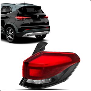 Lanterna Para Fiat Pulse 22 23 24 25 Canto Com Led 1ª Linha Direito/passageiro Vermelho