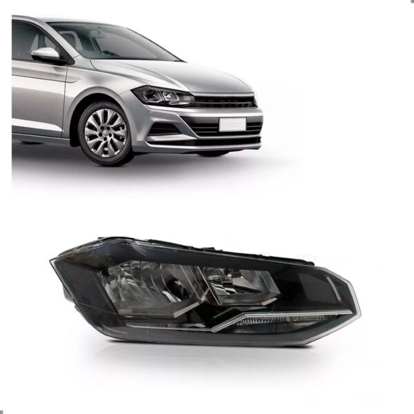 Farol Para Polo Track 2023 2024 2025 1ª Linha Direito/passageiro