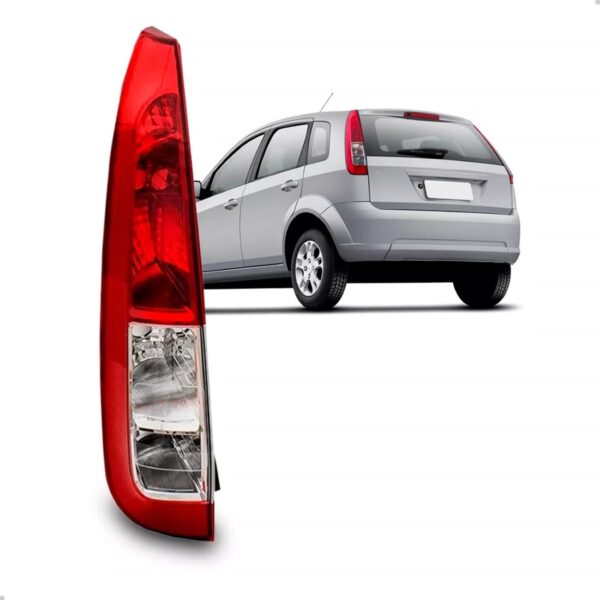 Lanterna Fiesta 08 09 10 2011 2012 2013 2014 Hatch 1ª Linha - Esquerdo/motorista - Bicolor