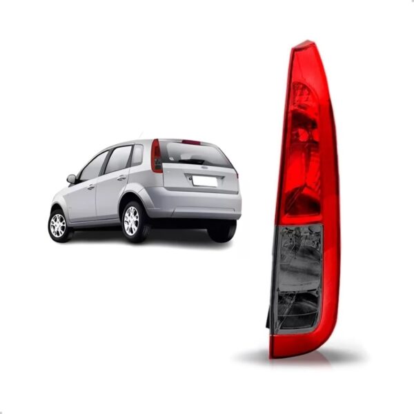 Lanterna Fiesta 08 09 10 11 2012 13 2014 Hatch Fume 1ª Linha - Esquerdo/motorista - Bicolor