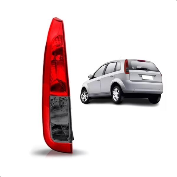 Lanterna Fiesta 08 09 10 11 2012 13 2014 Hatch Fume 1ª Linha - Direito/passageiro - Bicolor