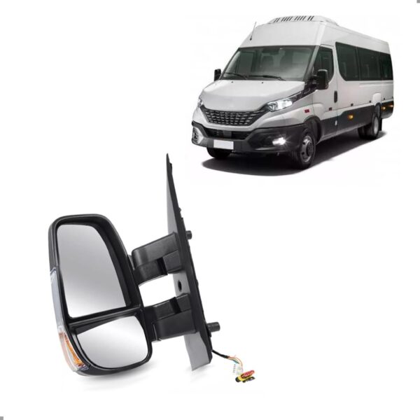 Retrovisor Para Iveco 2020 21 A 2024 C/pisca Braco Curto Ld