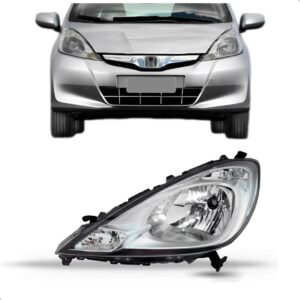 Farol Para Honda Fit 2013 A 2014 Cromado 1ª Linha Esquerdo/motorista