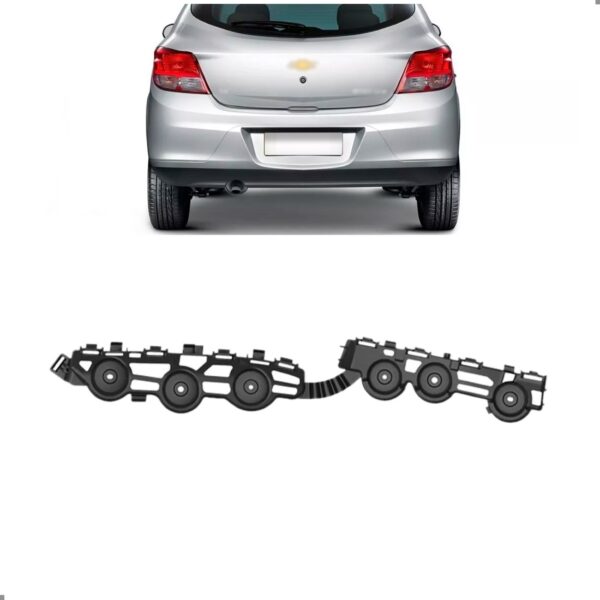 Guia Parachoque Traseiro Onix Lt 2017 2018 2019 Lado Esquerdo