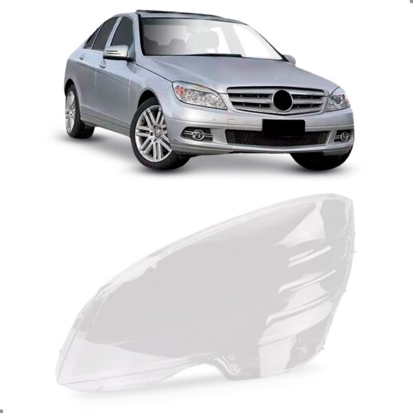 Lente Farol Para Mercedez C180 2008 2009 2010 Lado Esquerdo