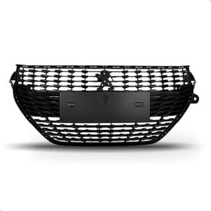 Grade Radiador P/ Peugeot 208 2020 2021 2022 2023 2024 Preta Preto Fosco